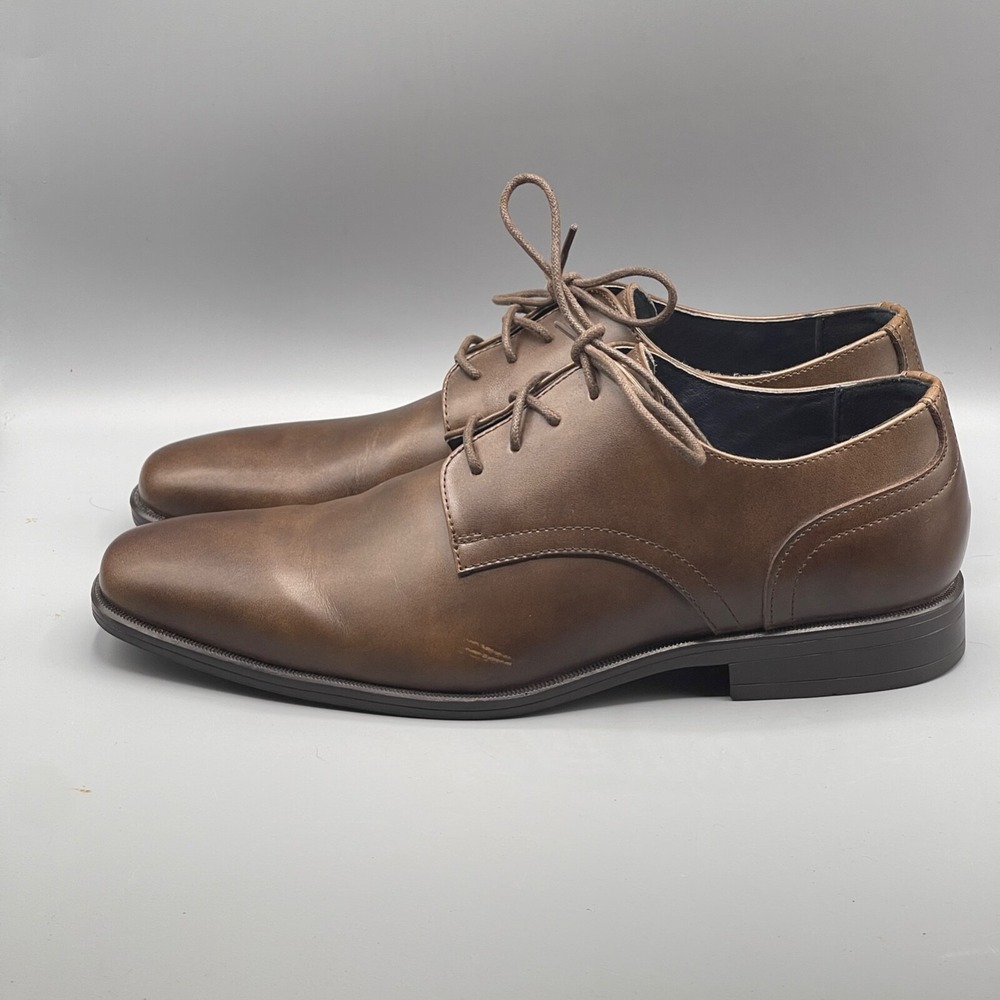 Joseph Abboud Men's 11 Dress Shoes Derby Leather s Brown Smart Office